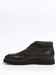 Кожаные ботинки Luca Guerrini 11542 черные в интернет магазине