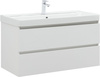 Aquanet 316655 Компл.1 - Тумба Вега 100 2 ящ. цв.белый глянец (316655)