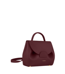 Сумка Polene Numéro Un Nano EDITION TEXTURED BURGUNDY