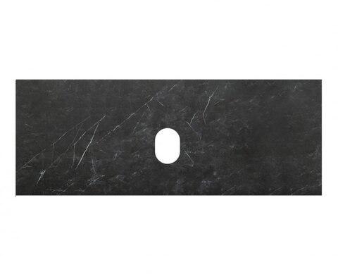 BelBagno KEP-120-MNO-W0 Столешница из керамогранита без отверстия под смеситель 1204x462 KEP-120-MNO-W0 Marmo Nero Opaco