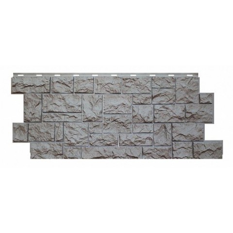 Фасадные панели (Цокольный Сайдинг) Nordside (Нордсайд) Северный Камень Серый