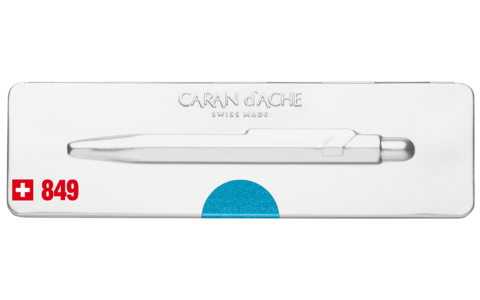 Ручка шариковая Caran d'Ache 849 Office Pop Line  Turquoise  (849.671)