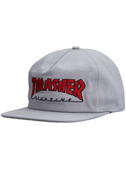 Кепка Thrasher Outlined Snapback Grey/Red