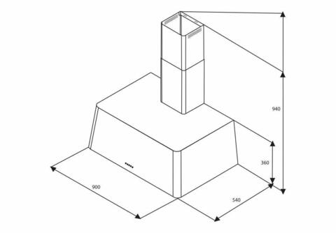 Вытяжка LOFRA RAINBOW 90 PERLA