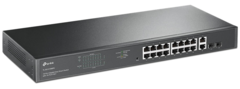 TP-Link TL-SG1218MPE Easy Smart 18‑портовый гигабитный коммутатор с 16 портами PoE+, 2 комбо гигабитных SFP-слота