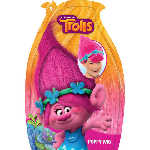 Тролли детское платье и парик Принцесса Розочка — Trolls Poppy Dress & Wig