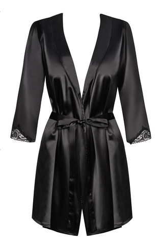 Комплект Satinia Robe Black Obsessive