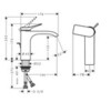 Hansgrohe Vivenis 75023670 Смеситель для раковины (чёрный матовый)