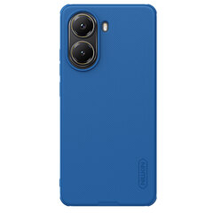 Усиленный защитный чехол синего цвета от Nillkin для Xiaomi Poco X7 Pro, серия Super Frosted Shield Pro