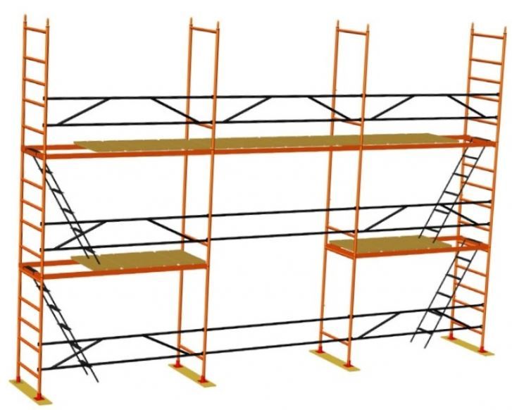 Рисунок строительные леса