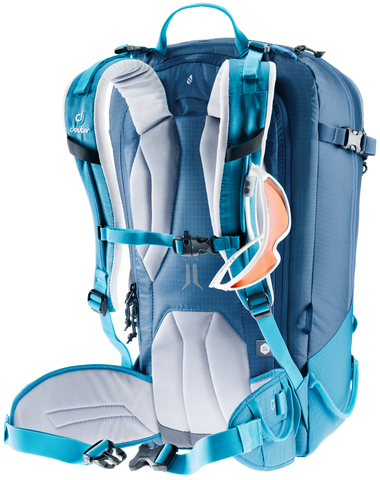 Картинка рюкзак для сноуборда Deuter freerider 28 sl azure-bay - 14