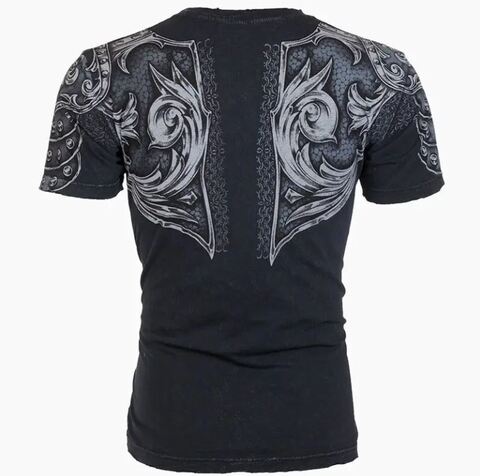 Affliction | Футболка мужская Gladiator Tee Black A492B спина