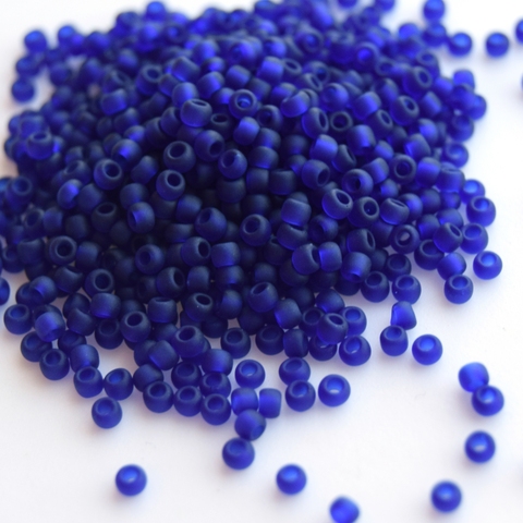 Бисер Тохо круглый 11/0 0008DF синий матовый/Toho round