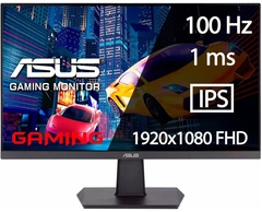 Монитор ASUS VA24EHF черный