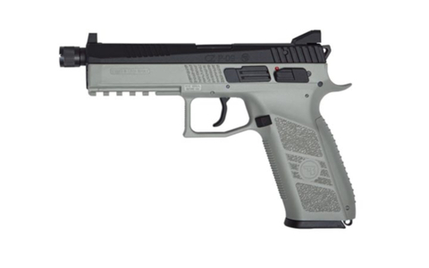 Страйкбольный пистолет CZ P-09 Urban Grey Blowback,  подвижный затвор, СО2 (Артикул 18943)