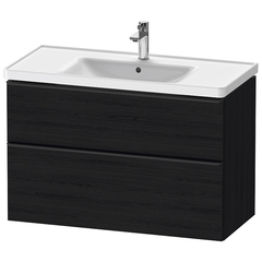 Duravit D-Neo Тумбочка подвесная, 625x984x452, 1 ящик, цвет: Black Oak DE435601616 фото