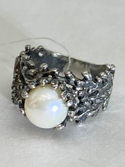 Анемон (кольцо из серебра)