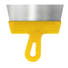 Шпатель 200мм, фасадный, нерж.сталь, желтая рукоятка, МАСТЕР, БИБЕР 35176 ---