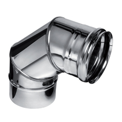 Отвод моно 90° d120мм (430/0,8мм) Ferrum в интернет-магазине ЯрТехника