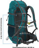 Картинка рюкзак туристический Nevo Rhino 9032(60)-NW Sky blue - 5