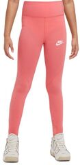 Детские теннисные штаны Nike Sportswear Favorites Graphix High-Waist Legging - sea coral/white