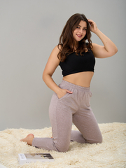 Брюки Бк-498/бежевыймеланж