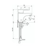 Смеситель для раковины однорычажный с цепочкой Ideal Standard CeraPlan III B0702AA