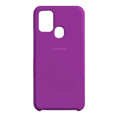 Силиконовый чехол Silicone Cover для Samsung Galaxy M31 (Сливовый)