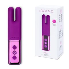 Фиолетовый двухмоторный мини-вибратор Le Wand Deux - 
