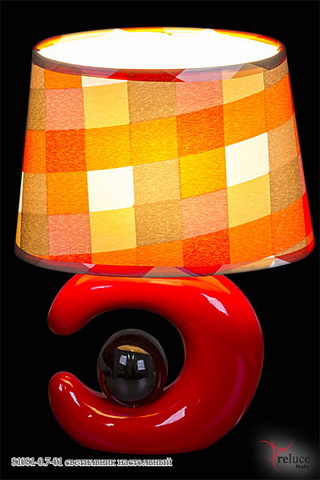 Настольная лампа 81081-0.7-01 Красный/Черный