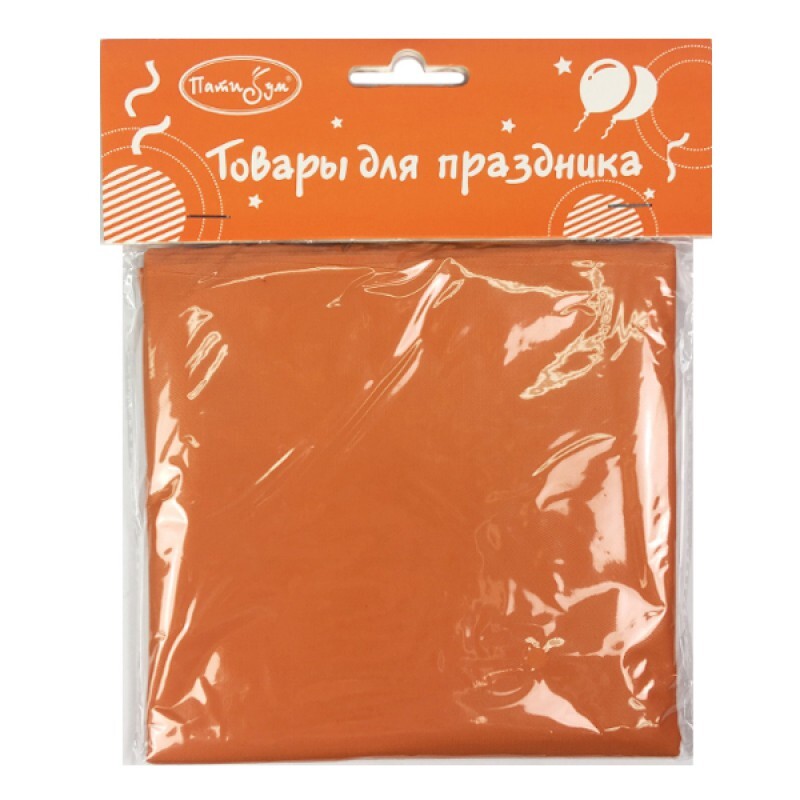 Скатерть п/э Orange (Оранжевый), 1,21*1,83 м