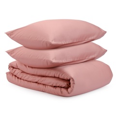 Постельное белье 1.5 спальное Tkano Essential темно-розовое