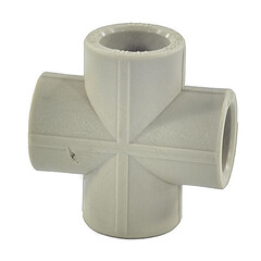 Крестовина PP-R серая Дн 25 внутренняя пайка VALFEX 10118025Г