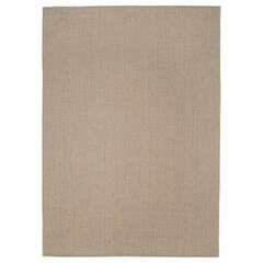 Безворсовый ковер IKEA VODSKOV (ВОДСКОВ), Джут / Сизаль, Светло-серый, 200х300 см