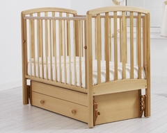 Кровать детская К-2001-12м "Дашенька" маятник универсальный (слоновая. кость)