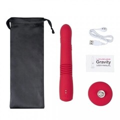 Фрикционный и вибрирующий фаллоимитатор Gravity Lovense (с управлением через приложение)