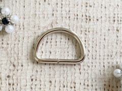 Полукольцо металлическое, ш. 20 мм, 2,5 мм, никель