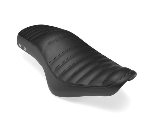 Сиденье двухместное Royal Enfield, низкое черное Bullet 350