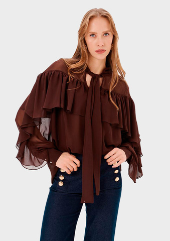 Блуза с топом NOCHE MIO