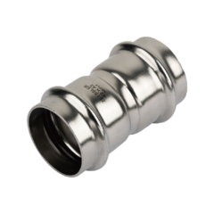 Двухраструбная пресс-муфта из нержавеющей стали 42*42mm TIM ZTI.503.004242