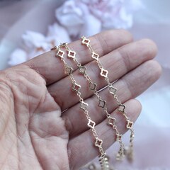 Цепочка 5,5 мм, позолота, 16 см, А007-2 (16см)