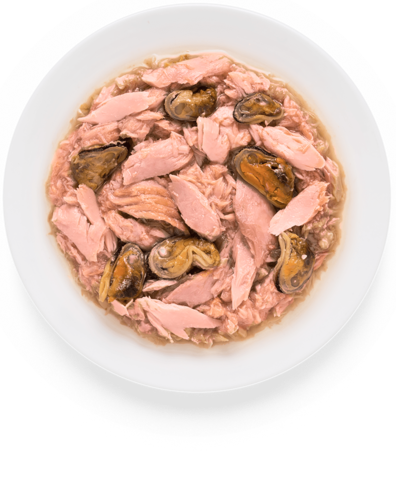 GRANDORF Филе тунца с мидиями Для взрослых кошек 70 г