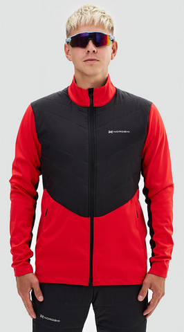 Лыжная куртка Nordski Hybrid Pro 2.0 Red/Black мужская