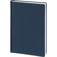 Ежедневник датированный 2026 А5+ VELVET темно-синий 3-123/18