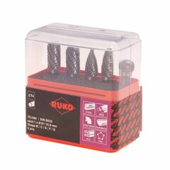 Набор бор-фрез твердосплавных 5шт HM S=6мм Mini-Box Ruko 116004