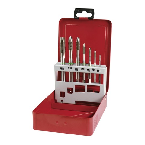 Набор метчиков машинных M3 -M12 HSSE DIN371/376 (B/4-5P) 7пр Ruko 245061(K)