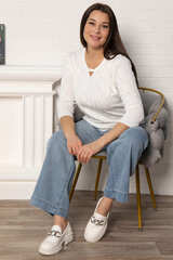 Блуза Нежный узор (молочная) Б14936-18М LT Collection