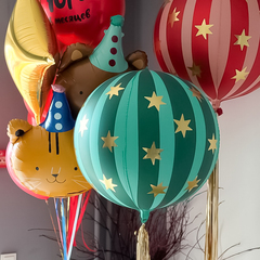 К Сфера, Шар, Золотые звезды, Зеленый, 25