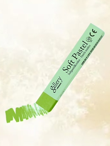 Пастель сухая мягка №065 желтоватый земляной зеленый (3шт)