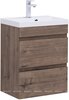 Aquanet 335874 Тумба с раковиной Нота new 50 цв.дуб веллингтон табак (335874)